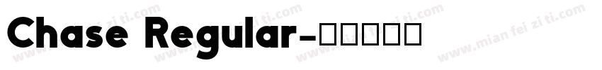 Chase Regular字体转换
